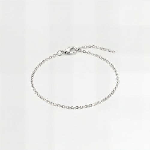 Bracelet Chain, silver tone shown