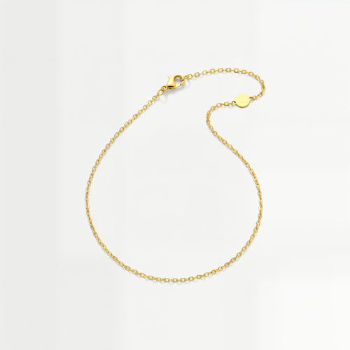 Necklace Chain in 18K gold vermeil, 18 inches plus a 2-inch extender
